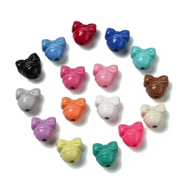 Opaque Baking Paint Acrylic Beads