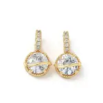 Brass Micro Pave Cubic Zirconia Pendants