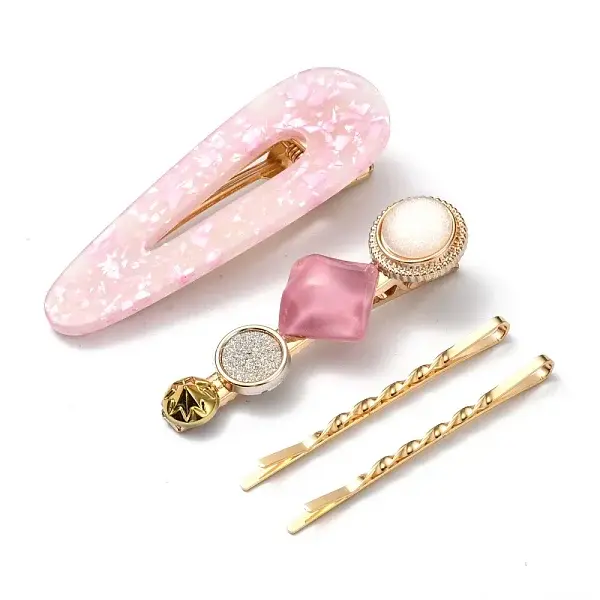Iron Alligator Hair Clips Sets