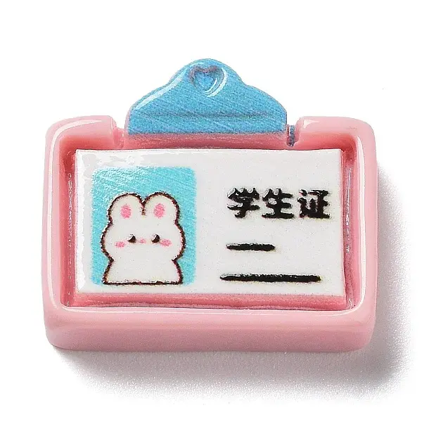 Study Theme Opaque Resin Cabochons