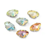 Brass Glass Rhinestone Sew on Rhinestones