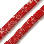 Synthetic Imperial Jasper Beads Strands