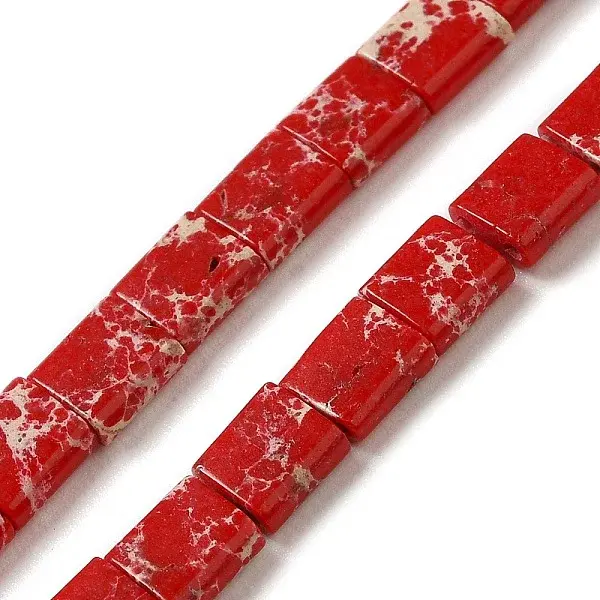 Synthetic Imperial Jasper Beads Strands
