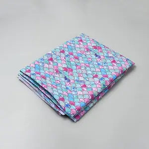 Fish Scale Pattern Polycotton Fabrics
