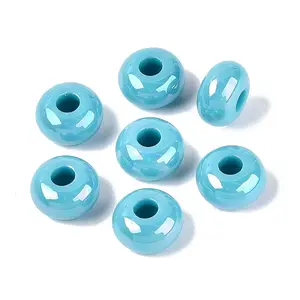 Opaque Acrylic European Beads