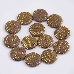 Handmade Straw Woven Cabochons