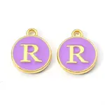 Golden Plated Alloy Enamel Charms
