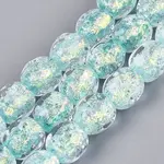 Handmade Foil Glass Beads Strands