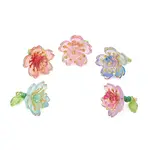 Acrylic & Glass Seed Beaded Pendants