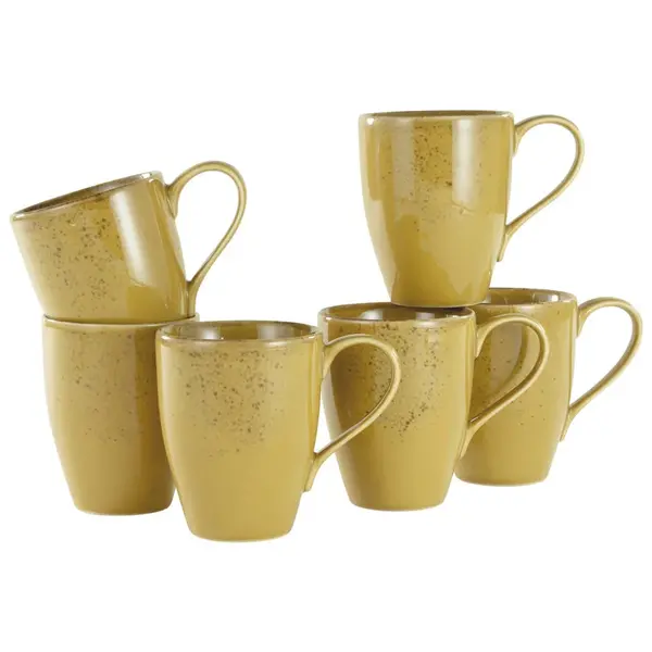 Creatable SADA HRNKŮ NA KÁVU kamenina keramika 6dílné