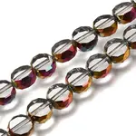 Electroplated Transparent Glass Beads Strands