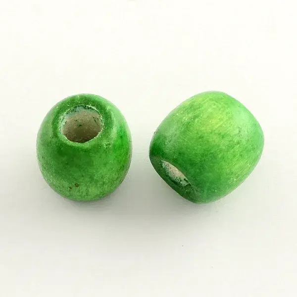 Dyed Natural Maple Wood Beads