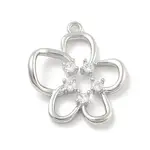 Brass Micro Pave Cubic Zirconia Pendants