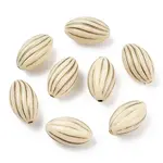 Oval Plating Acrylic Beads