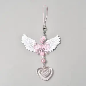 Plastic Angel Wing Bowknot Pendant Decorations