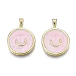 Rack Plating Alloy Enamel Pendants