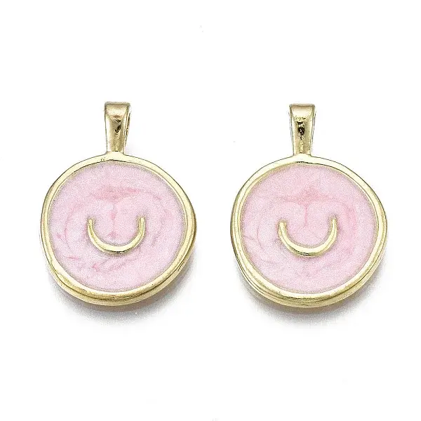 Rack Plating Alloy Enamel Pendants