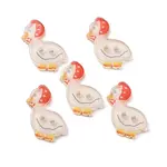 2-Hole Printed Transparent Resin Buttons