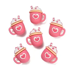 Cooffee Theme Silicone Beads