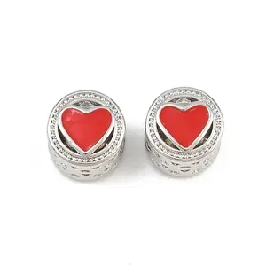 Alloy Enamel European Beads