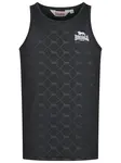 LONSDALE Tričko 'Sandringham'  sivá / čierna / biela