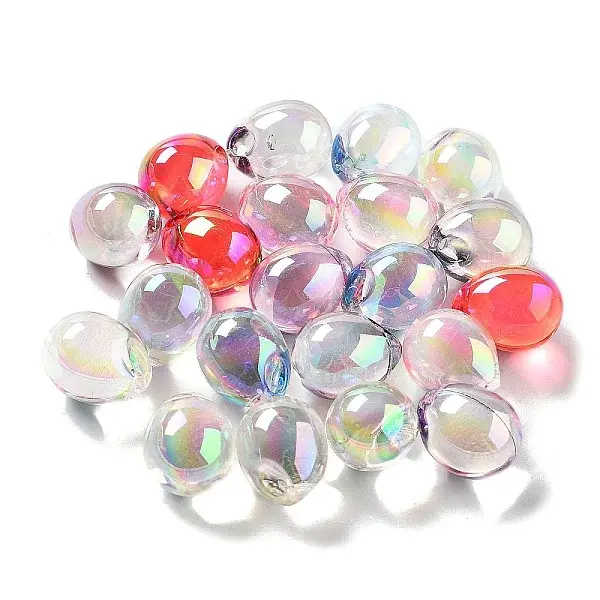 UV Plating Transparent Acrylic Pendants