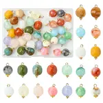 38Pcs 19 Colors Acrylic Pendants