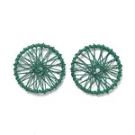 Spray Painted Alloy Pendants