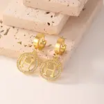 Geometric Hoop Earrings with High-end and Elegant Style