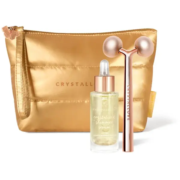 Crystallove Set Gold sada na obličej