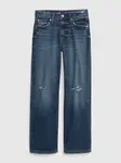 GAP Dětské Džíny Loose indigo - Holky