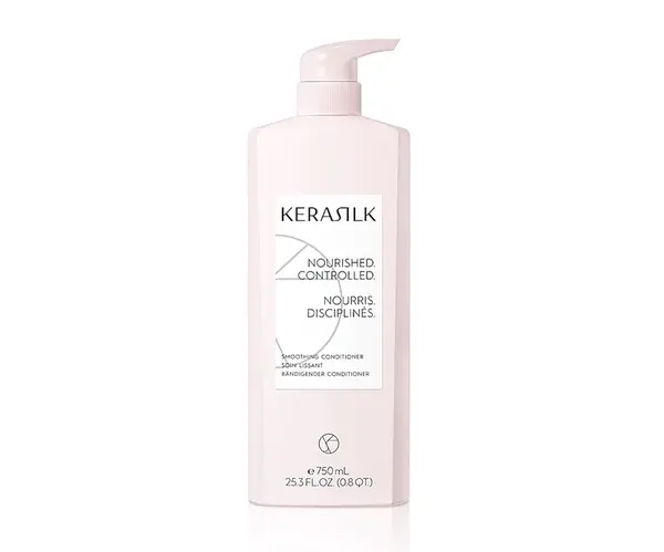 Vyhlazující kondicionér pro krepaté a nepoddajné vlasy Kerasilk Smoothing Conditioner - 750 ml (512410) + dárek zdarma