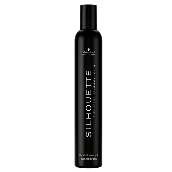 Pěna pro silnou fixaci vlasů Schwarzkopf Professional Silhouette Invisible Hold Mousse - 500 ml (2804902) + dárek zdarma