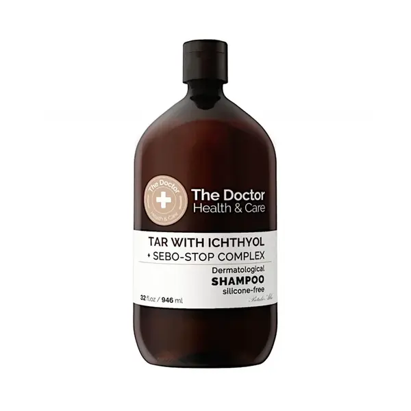 Dermatologický šampon proti nadměrné tvorbě mazu The Doctor Tar with Ichthyol - 946 ml