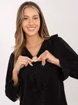 Černá halenka s volány