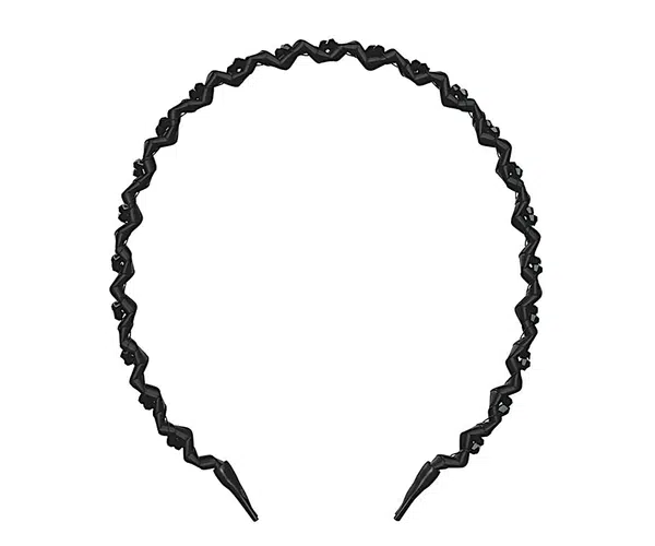 Čelenka do vlasů Invisibobble Hairhalo Black Sparkle - černá (IB-HH-HP10001-2) + dárek zdarma
