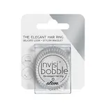 Tenká spirálová gumička do vlasů Invisibobble Slim Crystal Clear HP - čirá, 3 ks (IB-SL-HP10002) + dárek zdarma