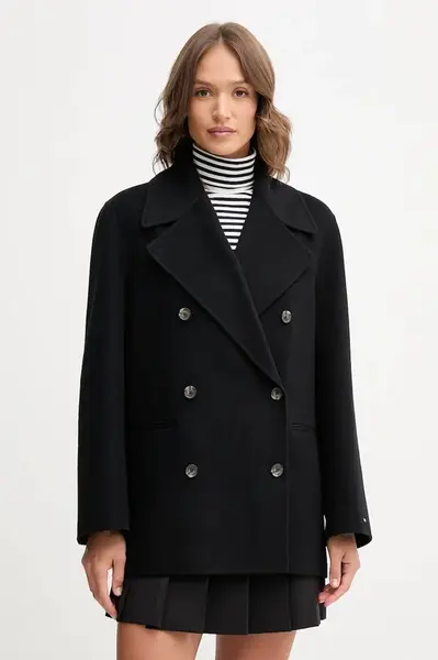 Tommy Hilfiger Kabát s vlnou Tommy Hilfiger