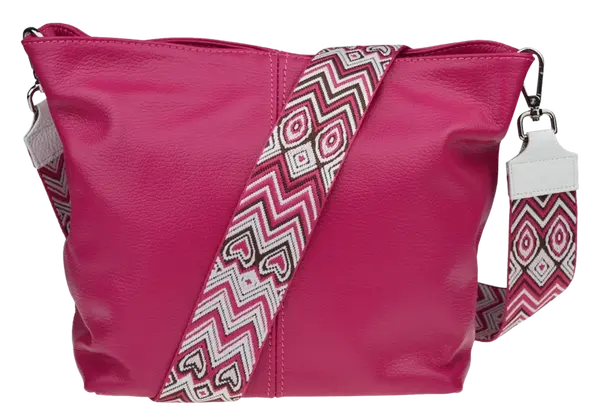 NovaKabelka.cz Prisca Fuxia Scura s přídavným popruhem VIII