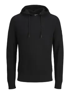 JACK & JONES Sveter  čierna