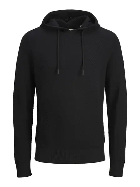 JACK & JONES Sveter  čierna