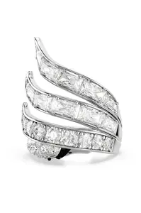 Swarovski  prsteň dámsky kovový  kryštál VIENNA