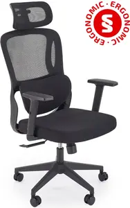 HALMAR Kancelářská židle MATEUS černá
