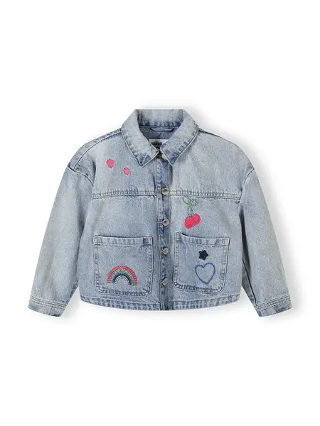 MINOTI Prechodná bunda  modrá denim