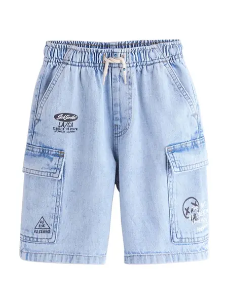 Next Džínsy  modrá denim / čierna