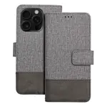 Flipové pouzdro GOMMA Book pro Apple iPhone 11, šedá
