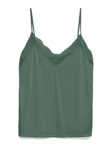 VERO MODA Top 'VMKAREN'  tmavozelená