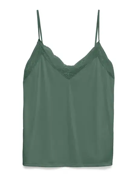 VERO MODA Top 'VMKAREN'  tmavozelená