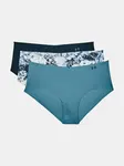 Under Armour Kalhotky PS Hipster 3Pack Print-BLU - Dámské