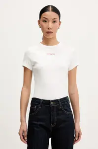 Tommy Jeans tričko dámske bavlnené s elastanom